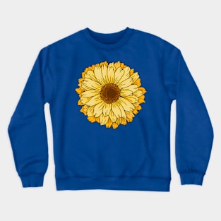 Yellow Flower of Happiness Crewneck Sweatshirt